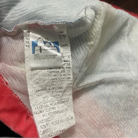 Vintage Snoopy Baby Toddler Comforter Top 42x57 - Picture 11 of 12